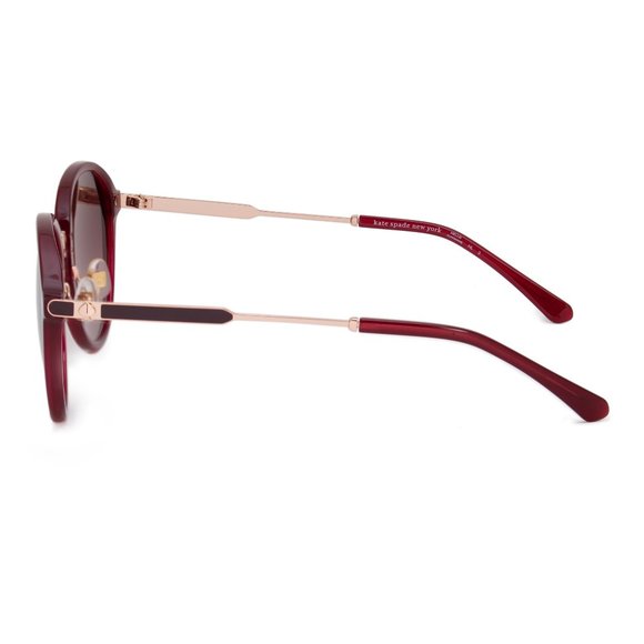 Kate Spade Red Round Sunglasses